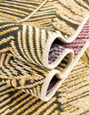 Seaside Blooms Collection Area Rug -  Nantucket Rectangle Brown and Beige  lifestyle 11