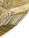 Seaside Blooms Collection Area Rug -  Nantucket Round Brown and Beige  lifestyle 14