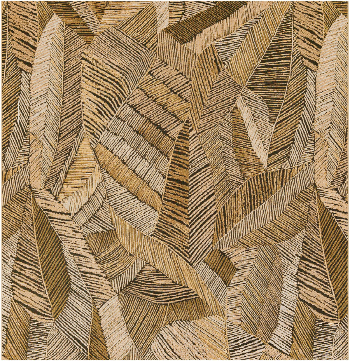 Seaside Blooms Collection Area Rug -  Nantucket Square Beige and Brown  lifestyle 19