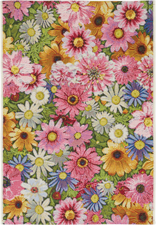 Seaside Blooms Collection Area Rug -  Marseilles Rectangle Multi Main