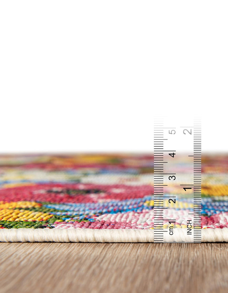 Seaside Blooms Collection Area Rug -  Marseilles Rectangle Multi  lifestyle 14