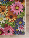 Seaside Blooms Collection Area Rug -  Marseilles Rectangle Multi  lifestyle 15