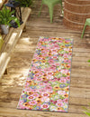 Seaside Blooms Collection Area Rug -  Marseilles Runner Multi  lifestyle 9