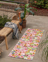 Seaside Blooms Collection Area Rug -  Marseilles Runner Multi  lifestyle 13