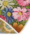 Seaside Blooms Collection Area Rug -  Marseilles Round Multi  lifestyle 9