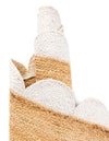 Serenity Braided Jute Collection Area Rug - Seaside Round Natural and Ivory  lifestyle 54