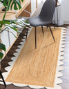 Serenity Braided Jute Collection Area Rug - Seaside Runner Natural and Ivory  lifestyle 36