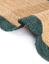 Serenity Braided Jute Collection Area Rug - Seaside Runner Natural and Green  lifestyle 52