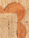Serenity Braided Jute Collection Area Rug - Seaside Runner Natural and Terracotta  lifestyle 49