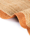 Serenity Braided Jute Collection Area Rug - Seaside Runner Natural and Terracotta  lifestyle 53