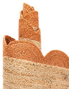 Serenity Braided Jute Collection Area Rug - Seaside Runner Natural and Terracotta  lifestyle 56