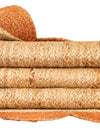 Serenity Braided Jute Collection Area Rug - Seaside Runner Natural and Terracotta  lifestyle 65
