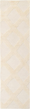 Trellis Wool Collection Area Rug - Vineyard Runner Ivory  lifestyle 6