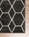 Trellis Mosaic Collection Area Rug - Arborville (Dark Gray) Runner Dark Gray  lifestyle 33
