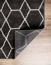 Trellis Mosaic Collection Area Rug - Arborville (Dark Gray) Runner Dark Gray  lifestyle 34
