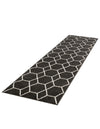 Trellis Mosaic Collection Area Rug - Arborville (Dark Gray) Runner Dark Gray  lifestyle 29