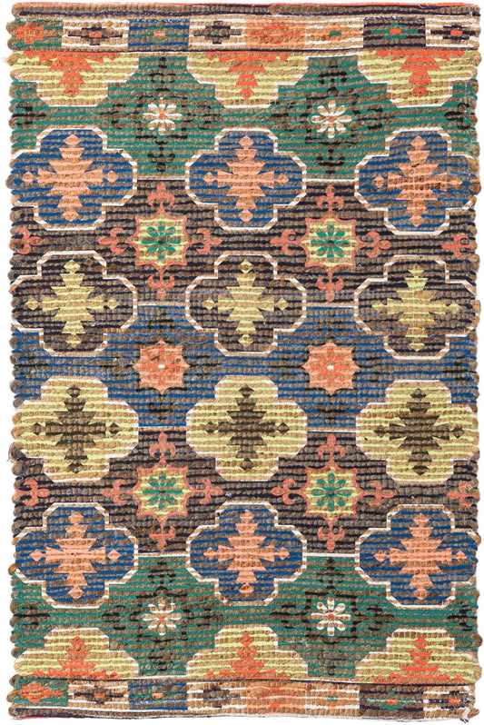 Savannah Threads Collection Area Rug - Greenwich Rectangle Multi Main