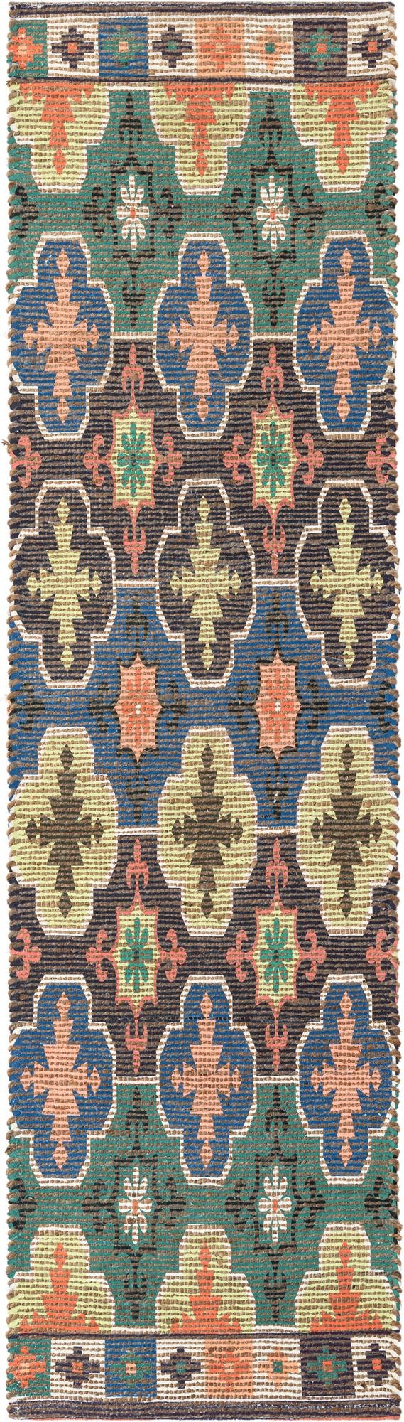 Savannah Threads Collection Area Rug - Greenwich Runner Multi  lifestyle 34