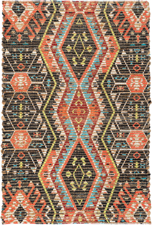 Savannah Threads Collection Area Rug - Yosemite Rectangle Multi Main