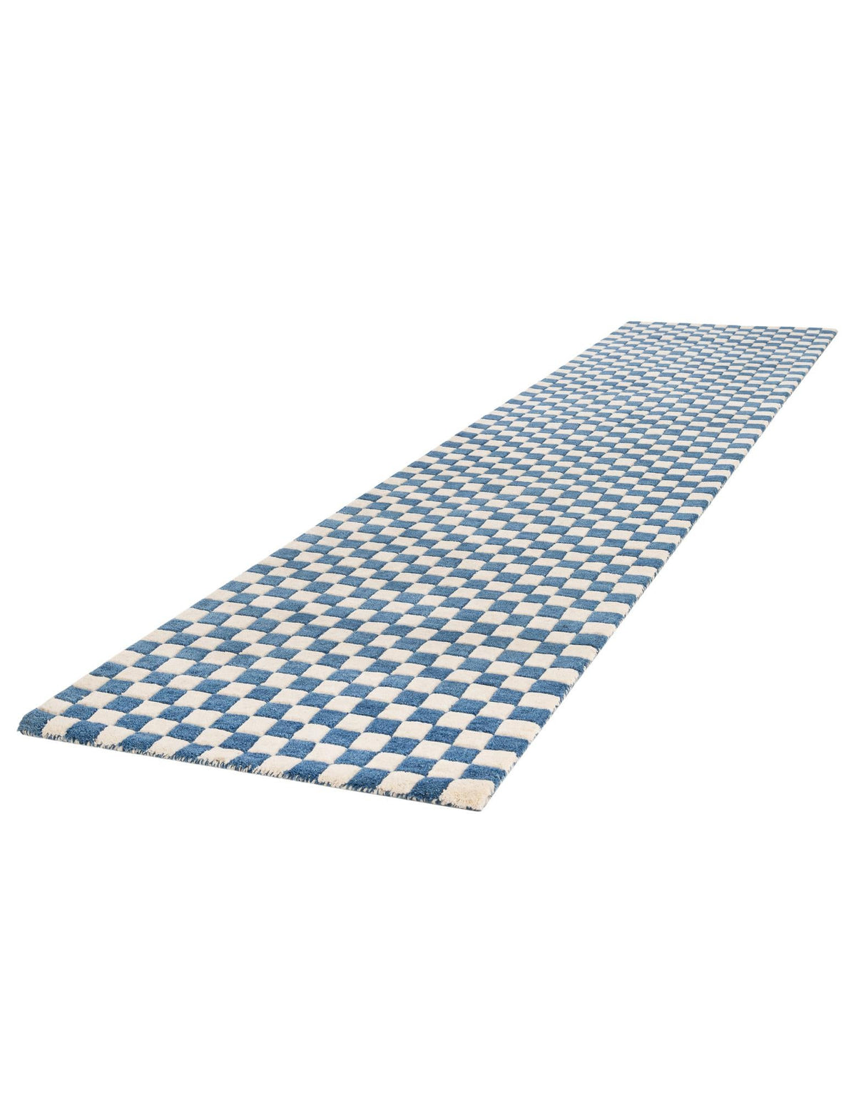 Shepherd's Glen Wool Collection Area Rug - Reykjavik Runner Blue and White  lifestyle 39