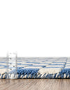 Shepherd's Glen Wool Collection Area Rug - Reykjavik Rectangle Blue and White  lifestyle 19