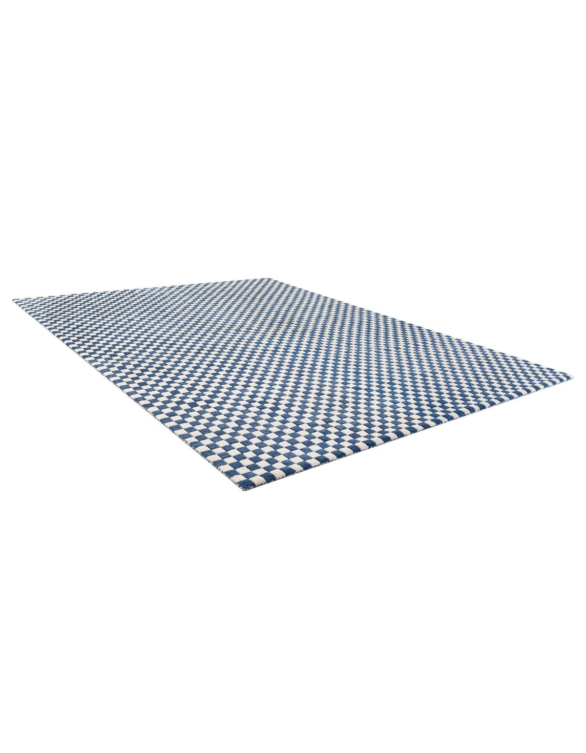 Shepherd's Glen Wool Collection Area Rug - Reykjavik Rectangle Blue and White  lifestyle 8