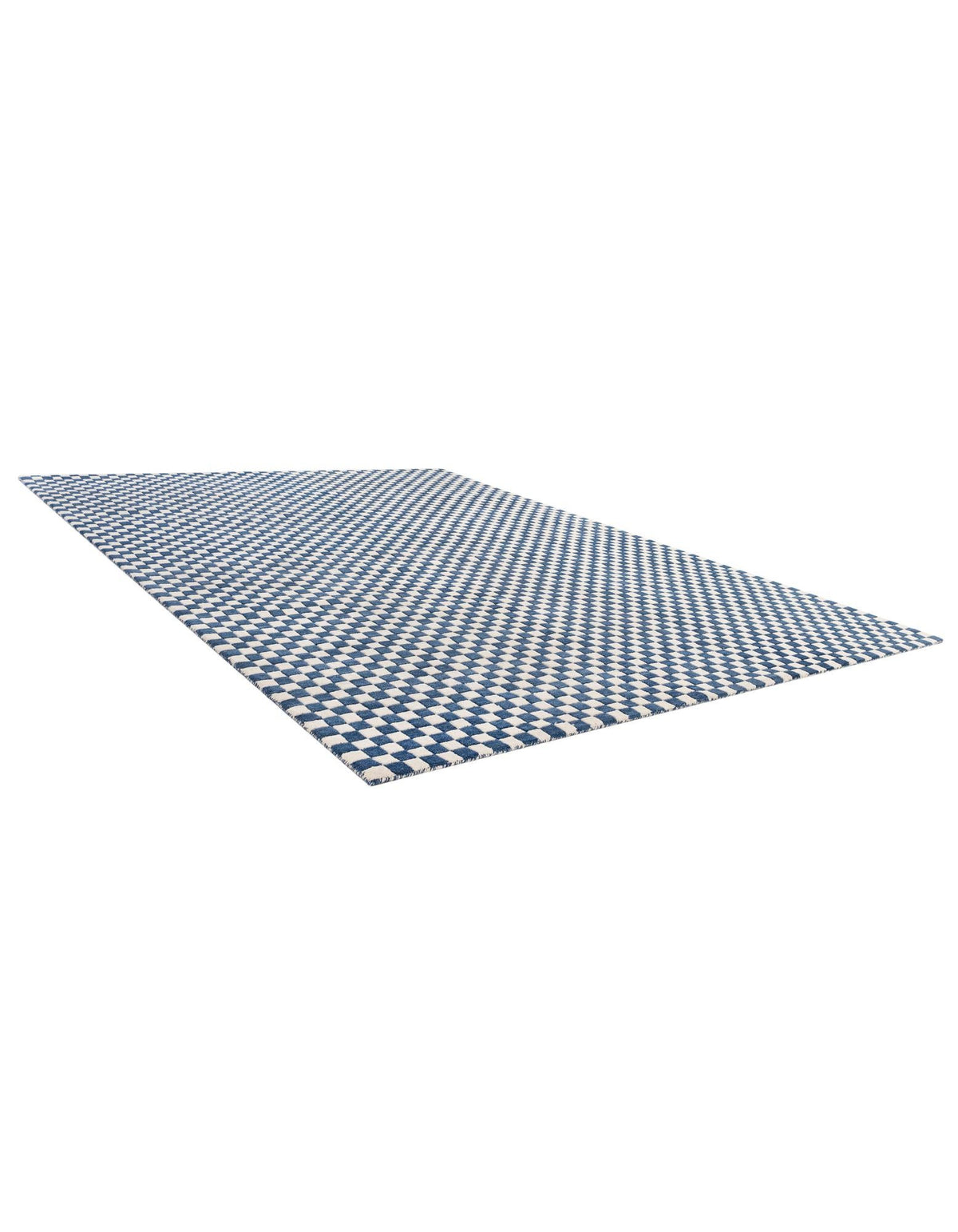 Shepherd's Glen Wool Collection Area Rug - Reykjavik Rectangle Blue and White  lifestyle 9