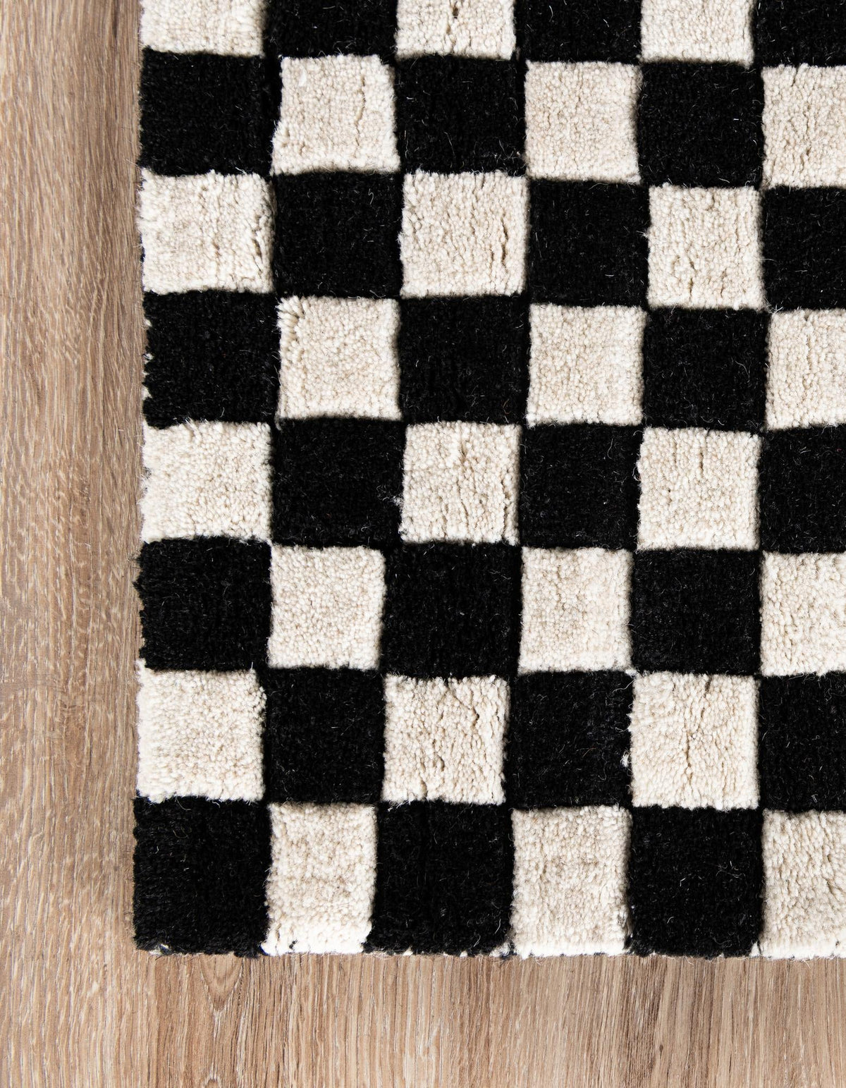 Shepherd's Glen Wool Collection Area Rug - Reykjavik Rectangle Black and White  lifestyle 12