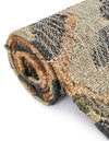 Benares Handwoven Jute Collection Area Rug - Ganges Runner Blue and Green  lifestyle 30