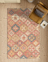 Benares Handwoven Jute Collection Area Rug - Ganges Rectangle Multi  lifestyle 6