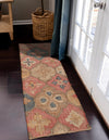 Benares Handwoven Jute Collection Area Rug - Ganges Runner Multi  lifestyle 20