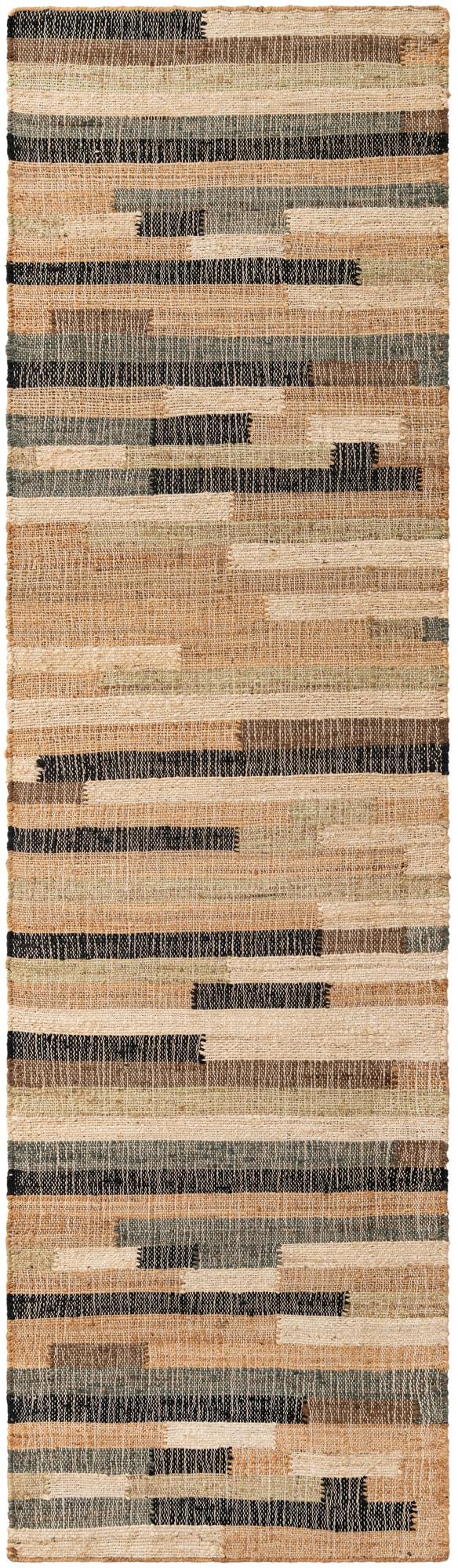 Benares Handwoven Jute Collection Area Rug -  Varanasi Runner Beige  lifestyle 19