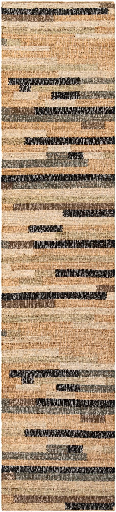 Benares Handwoven Jute Collection Area Rug -  Varanasi Runner Beige  lifestyle 18