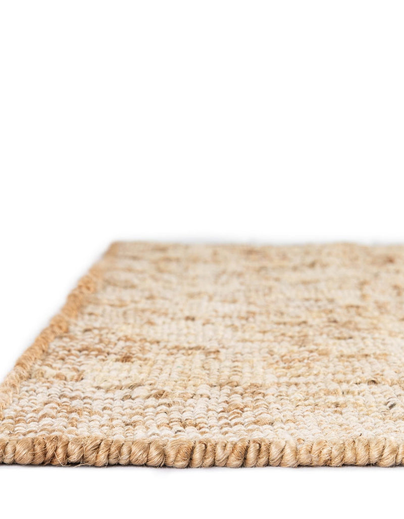 Benares Handwoven Jute Collection Area Rug -  Bodhi Rectangle Ivory and Beige  lifestyle 7