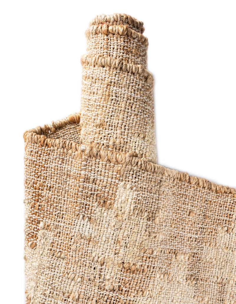 Benares Handwoven Jute Collection Area Rug -  Bodhi Rectangle Ivory and Beige  lifestyle 15