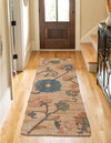 Benares Handwoven Jute Collection Area Rug -  Ramnagar Runner Multi  lifestyle 5