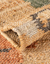 Benares Handwoven Jute Collection Area Rug -  Ramnagar Runner Multi  lifestyle 10
