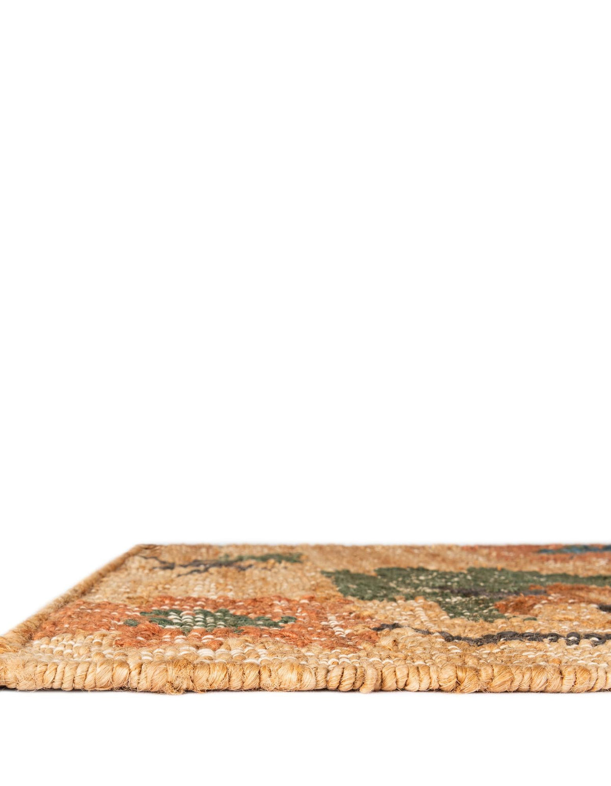 Benares Handwoven Jute Collection Area Rug -  Ramnagar Runner Multi  lifestyle 11