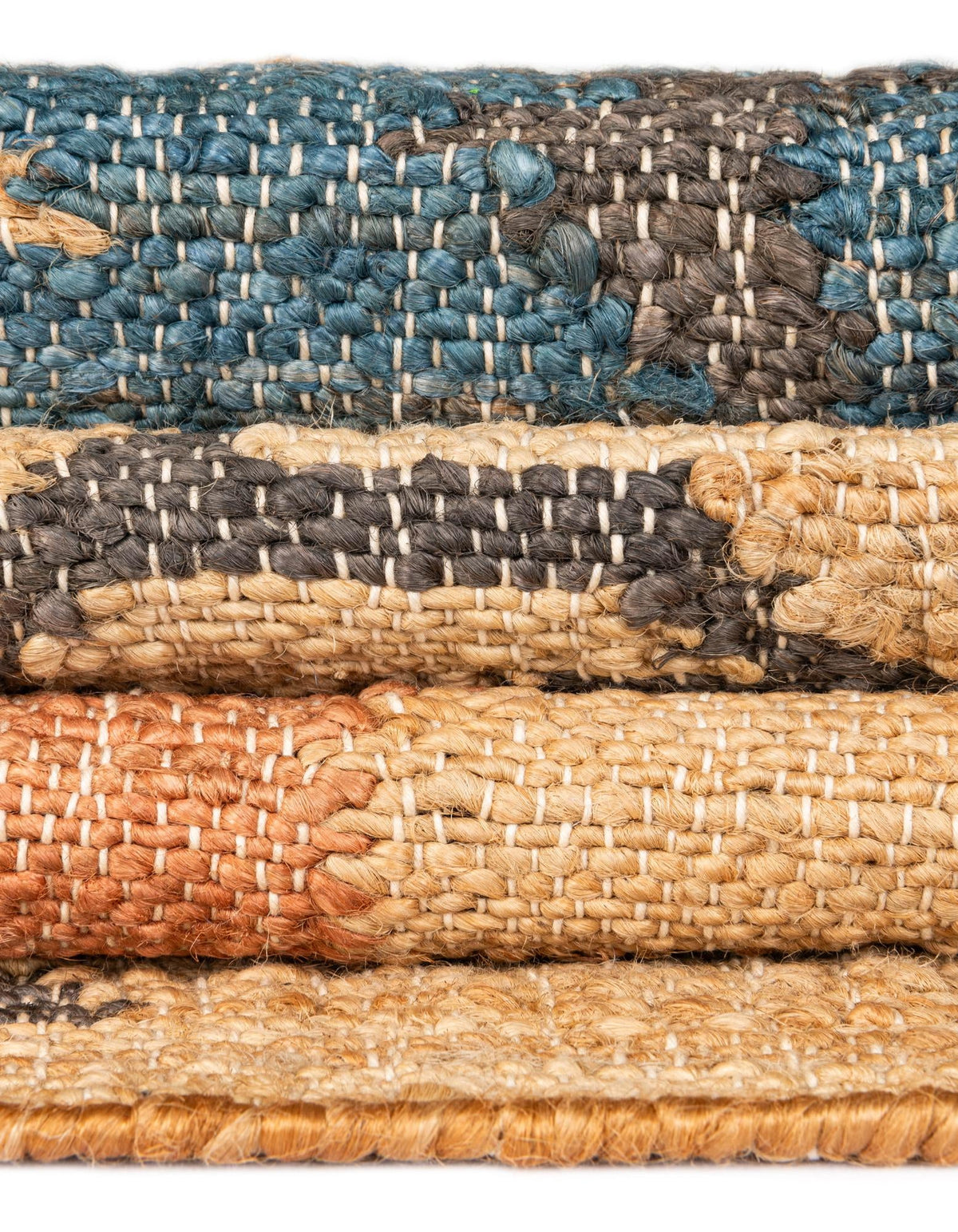 Benares Handwoven Jute Collection Area Rug -  Ramnagar Runner Multi  lifestyle 18