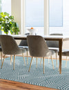 Aravalli Collection Area Rug - Udaipur Rectangle Aegean Blue  lifestyle 23