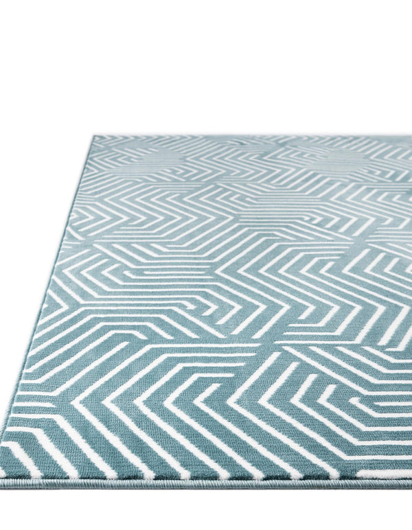 Aravalli Collection Area Rug - Udaipur Rectangle Aegean Blue  lifestyle 51