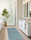 Aravalli Collection Area Rug - Udaipur Runner Aegean Blue  lifestyle 125