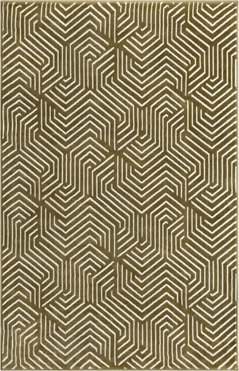 Aravalli Collection Area Rug - Udaipur Rectangle Olive Green  lifestyle 3