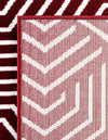 Aravalli Collection Area Rug - Udaipur Rectangle Burgundy Red  lifestyle 66