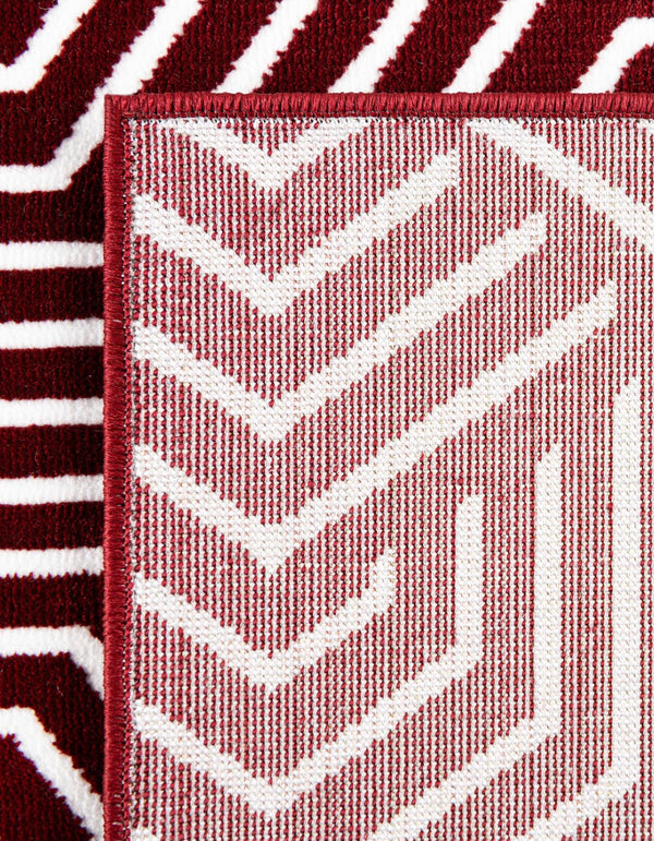 Aravalli Collection Area Rug - Udaipur Rectangle Burgundy Red  lifestyle 66
