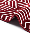 Aravalli Collection Area Rug - Udaipur Rectangle Burgundy Red  lifestyle 73