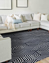 Aravalli Collection Area Rug - Udaipur Rectangle Midnight Blue  lifestyle 34