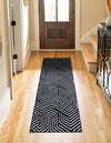 Aravalli Collection Area Rug - Udaipur Runner Midnight Blue  lifestyle 115