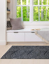 Aravalli Collection Area Rug - Udaipur Runner Midnight Blue  lifestyle 119