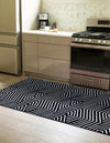 Aravalli Collection Area Rug - Udaipur Runner Midnight Blue  lifestyle 127